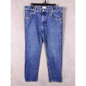 Lee x H&M Mens Blue Jeans Straight 34x32 (34x30 actual) Collab Read!